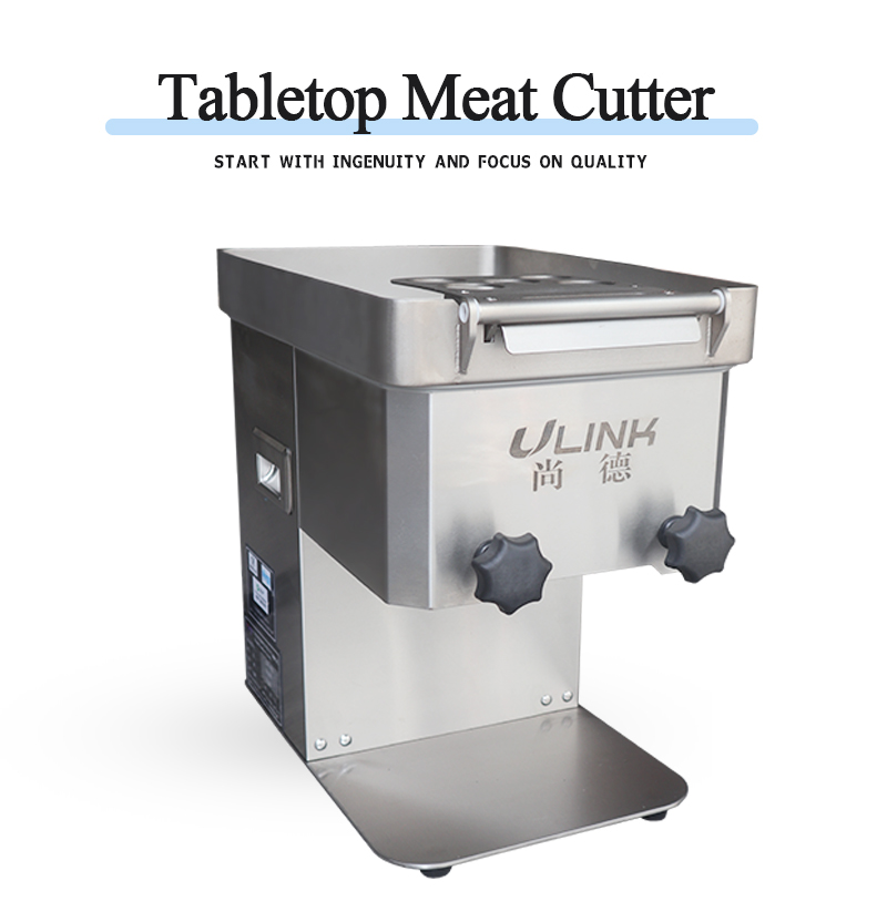 LM801 Tabletop Meat Cutter Meat Strips Slices Cutting Machine for